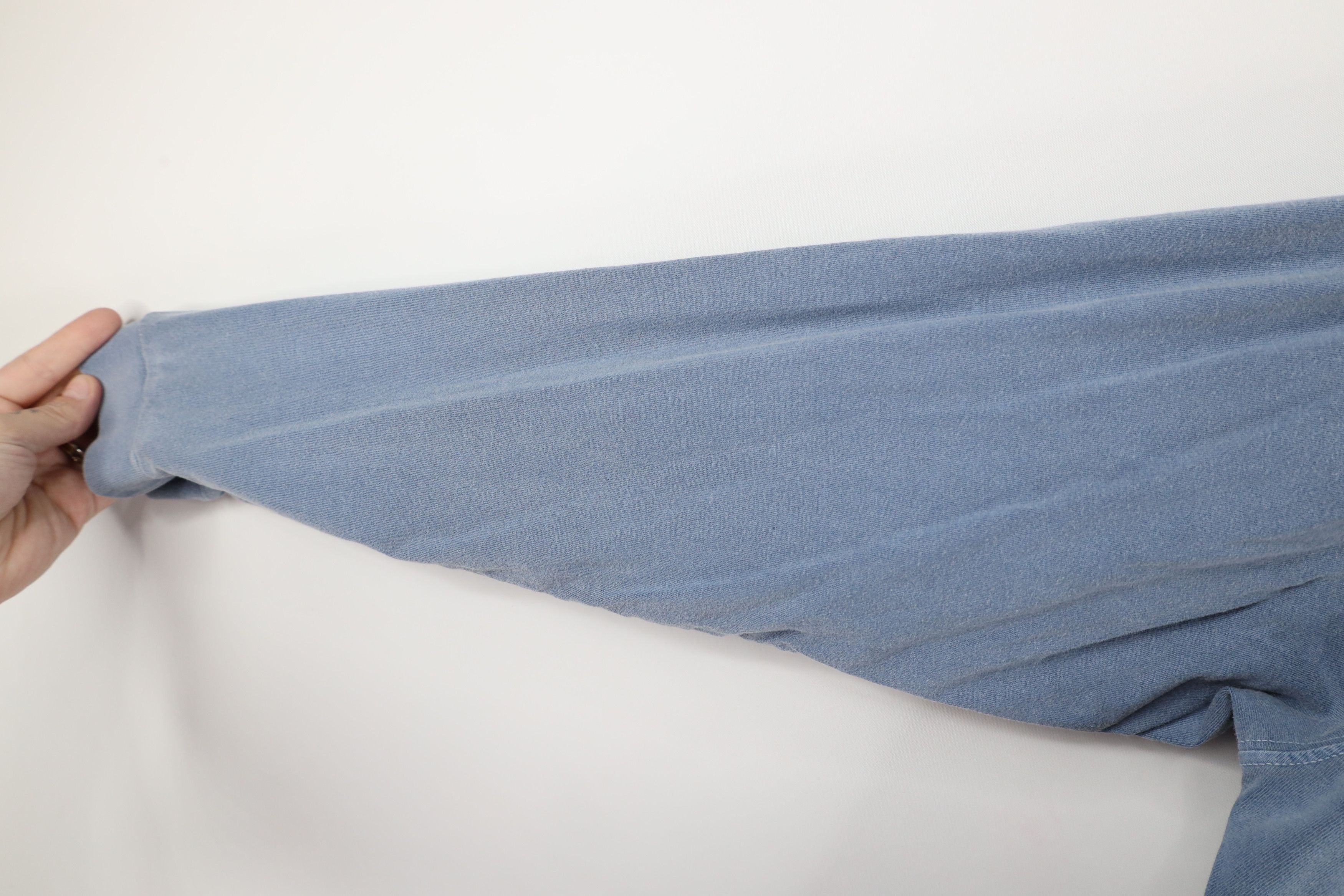 Life is Good × Vintage Vintage Life Is Good Snow Problem Long Sleeve T-Shirt Blue Size US L / EU 52-54 / 3 - 7 Thumbnail
