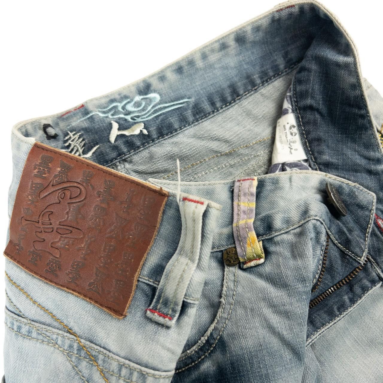Other Vintage Big Train Japanese Embroidered Denim Jeans Size W30 Size US 30 / EU 46 - 6 Thumbnail