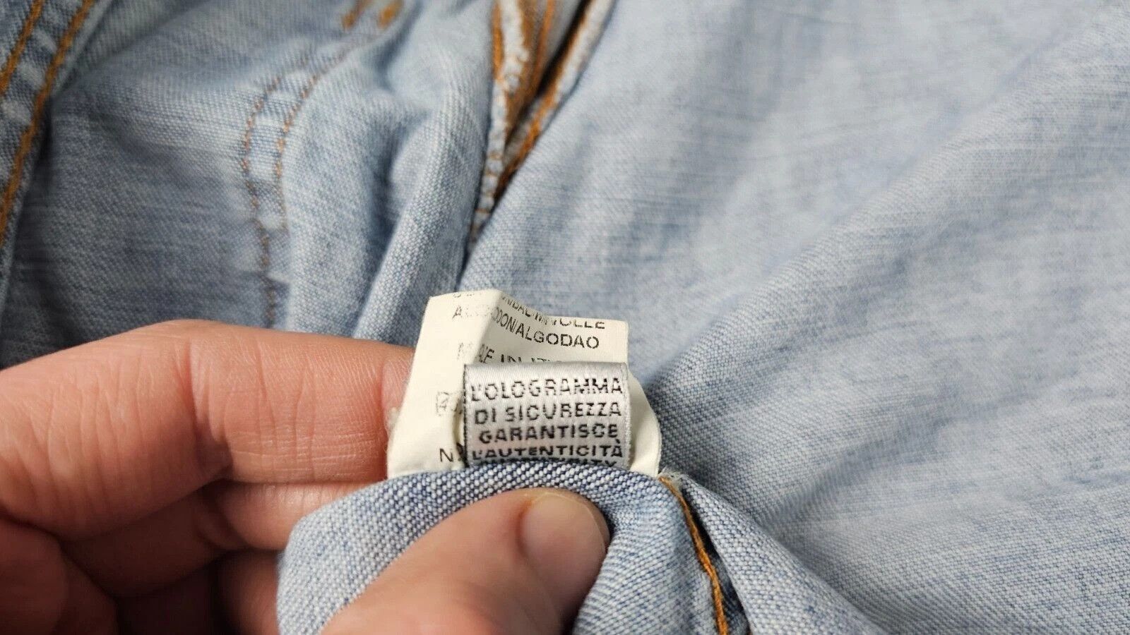 Dolce & Gabbana × Vintage Vintage 90s Dolce & Gabbana Cropped Denim Jacket Size XL / US 12-14 / IT 48-50 - 10 Thumbnail