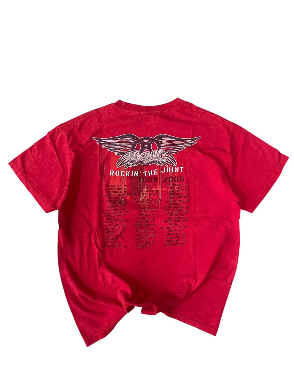 Band Tees Vintage Y2k Aerosmith Rockin The Joint Tour Size US L / EU 52-54 / 3 - 8 Thumbnail