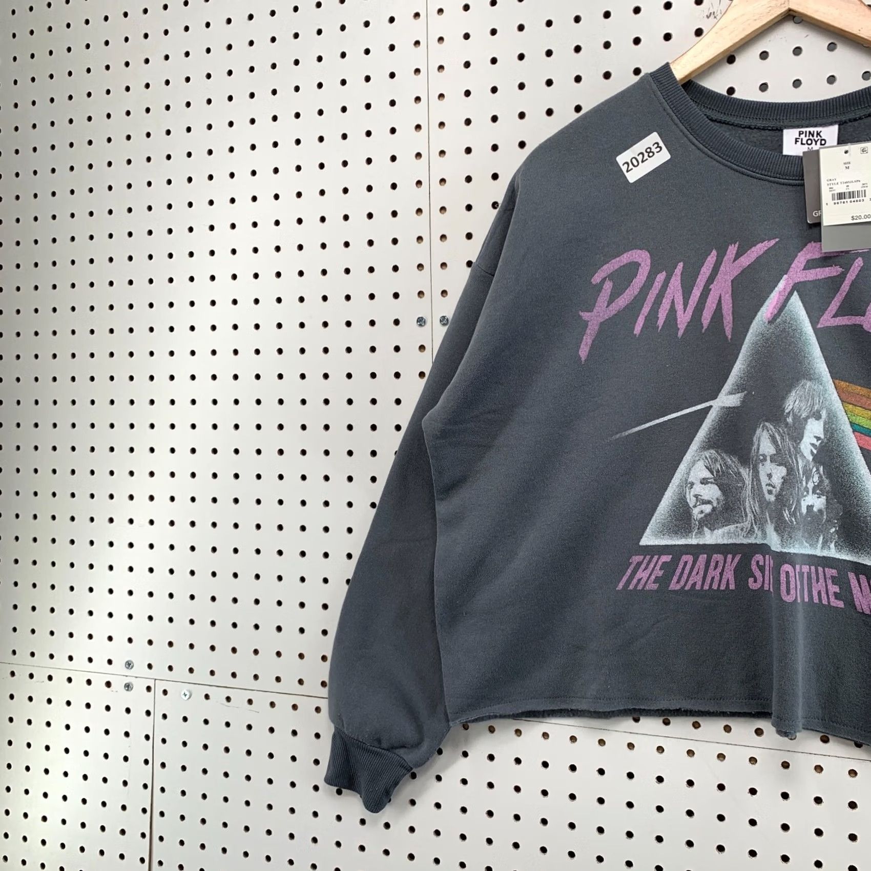 Vintage Pink Floyd Sweatshirt Gray Crewneck Pullover Womens M 27x22 NWT Size M / US 6-8 / IT 42-44 - 3 Thumbnail