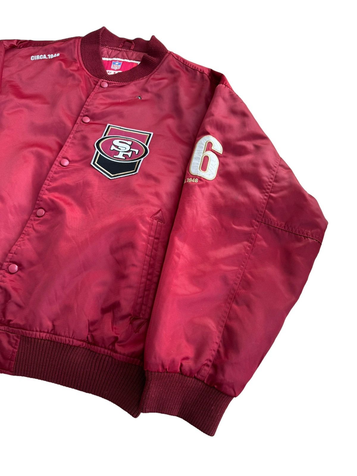 NFL VINTAGE NFL 49 ERS SAN FRANCISCO BOMBER JACKET Size US XL / EU 56 / 4 - 7 Thumbnail