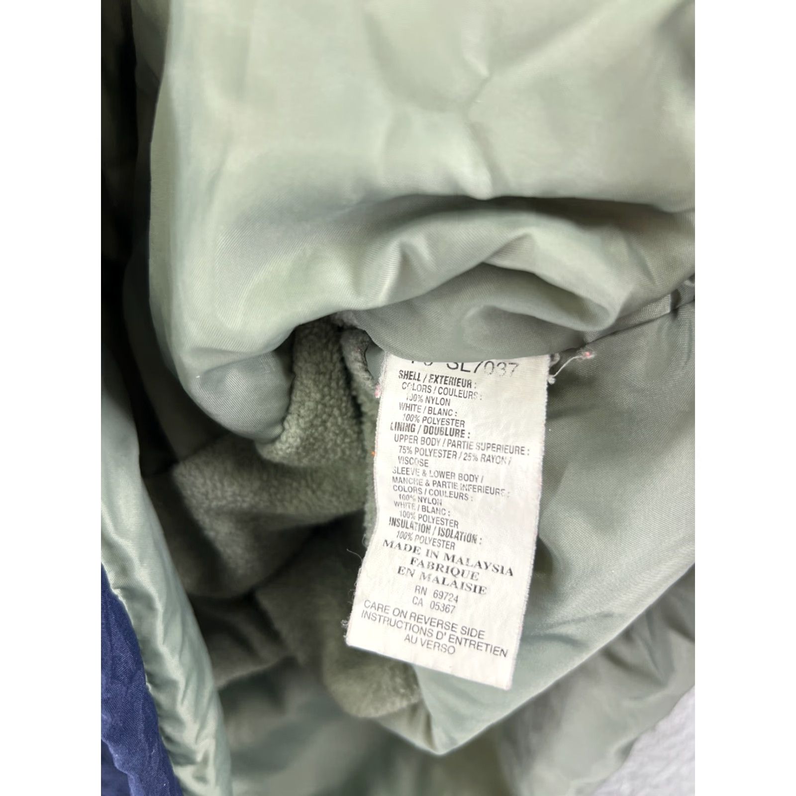 Vintage VINTAGE Columbia Jacket Women Large Blue Full Zip Mock Neck Nylon Shell Pockets Size L / US 10 / IT 46 - 7 Thumbnail
