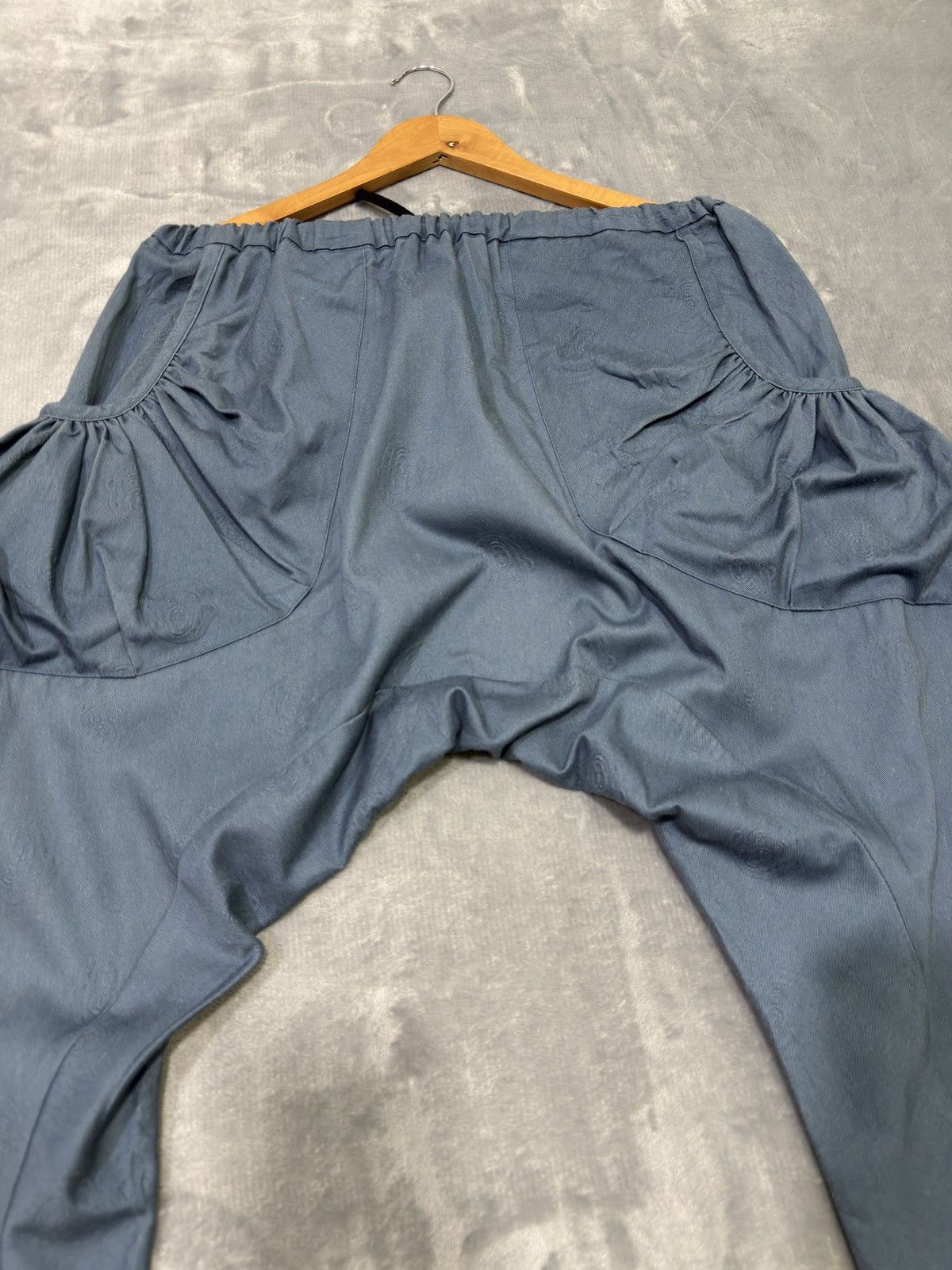 Issey Miyake NE-NET AOP Monkeys Jacquard Drop-Crotch Harem Pants Size US 32 / EU 48 - 10 Thumbnail