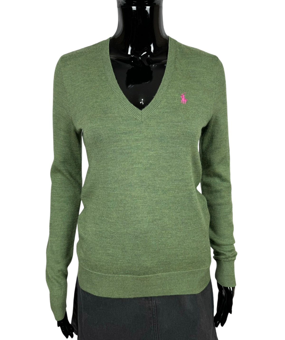 Ralph Lauren Sport Ralph Lauren Sport V-Neck Lana Wool Sweater size S Size S / US 4 / IT 40 - 2 Thumbnail