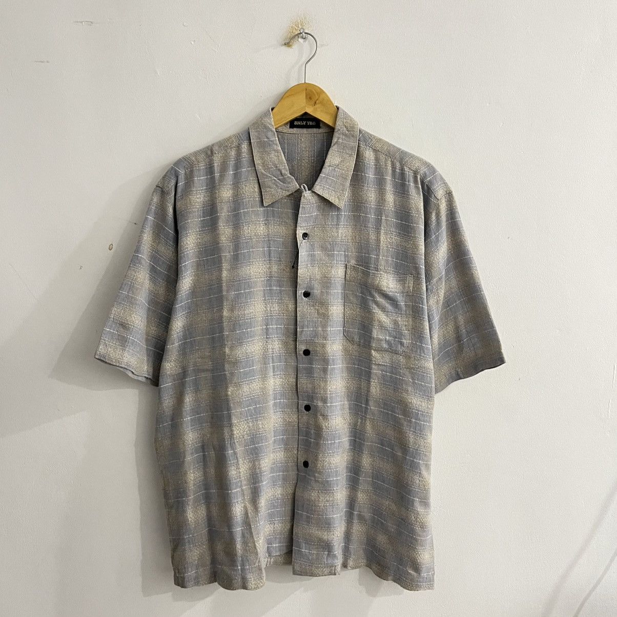 Japanese Brand Only You Plaid Gradation Button Up Shirt Size US L / EU 52-54 / 3 - 1 Thumbnail