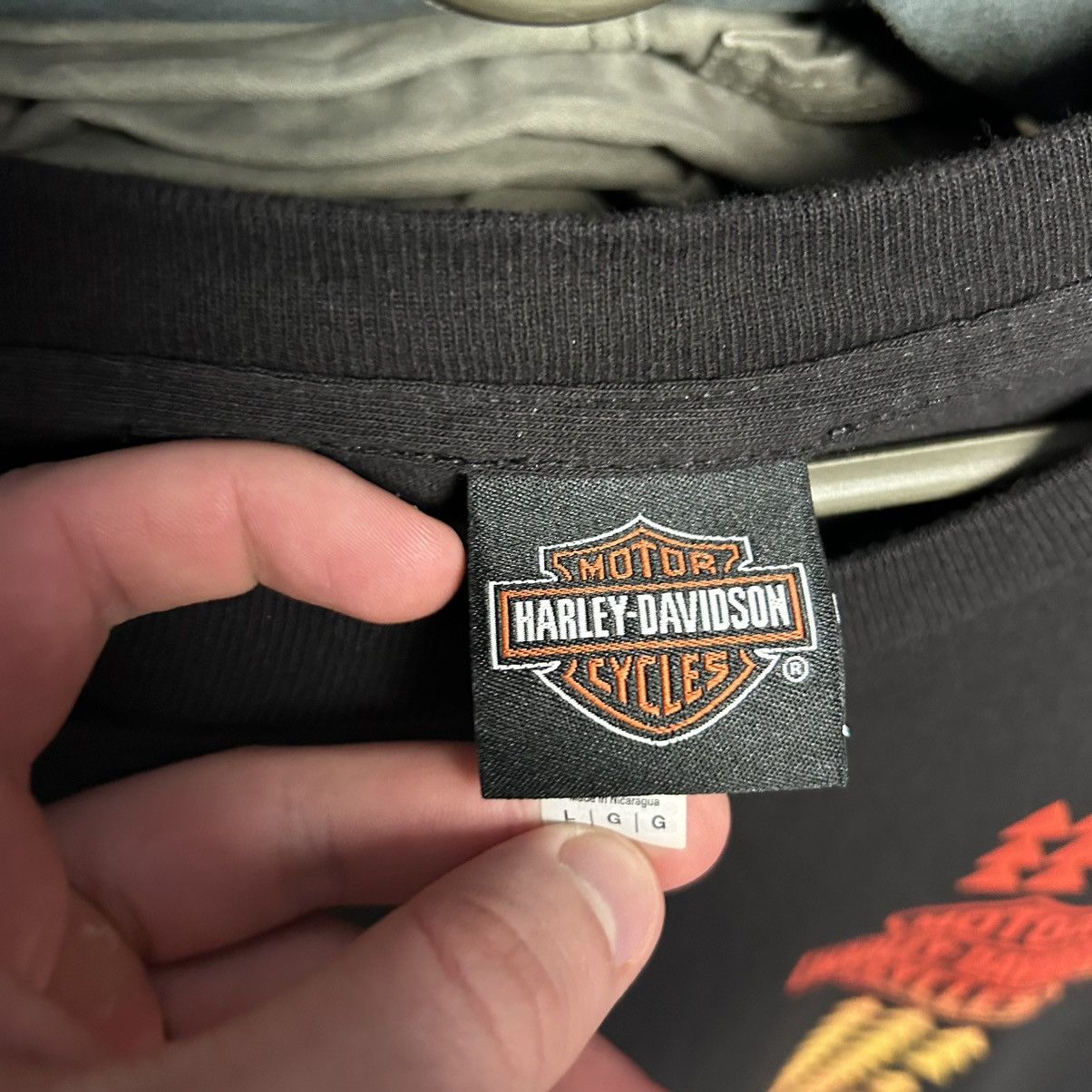 Harley Davidson Vintage Harleg Davidson Big Logo Motorcycles tee size L Size US L / EU 52-54 / 3 - 4 Thumbnail