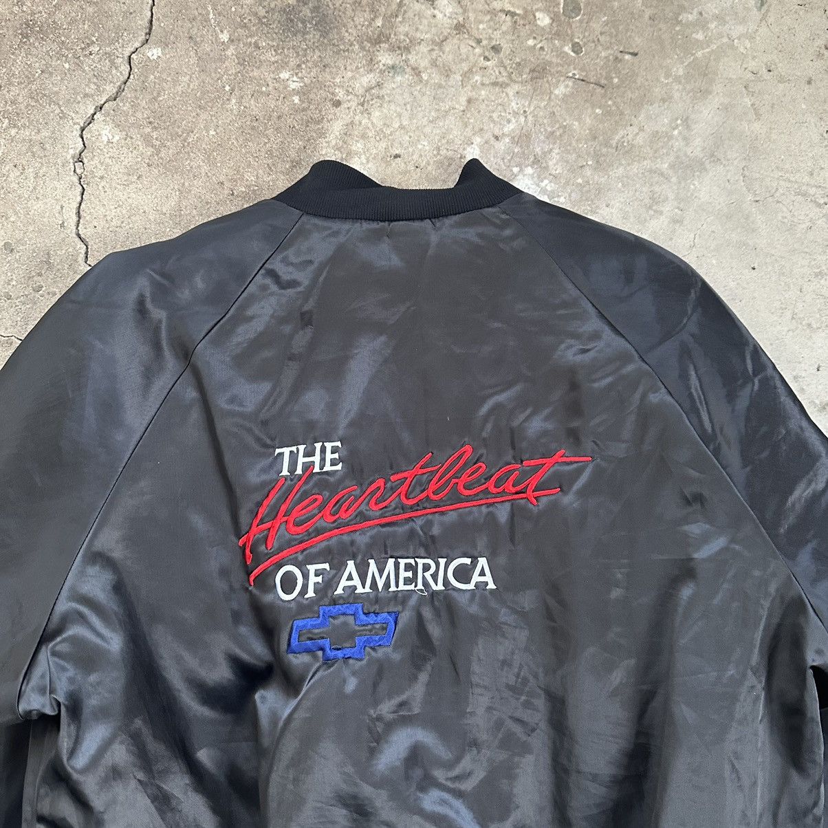 Chevrolet × Vintage Chevrolet Heartbeat of America light bomber jacket vintage Size US M / EU 48-50 / 2 - 10 Thumbnail