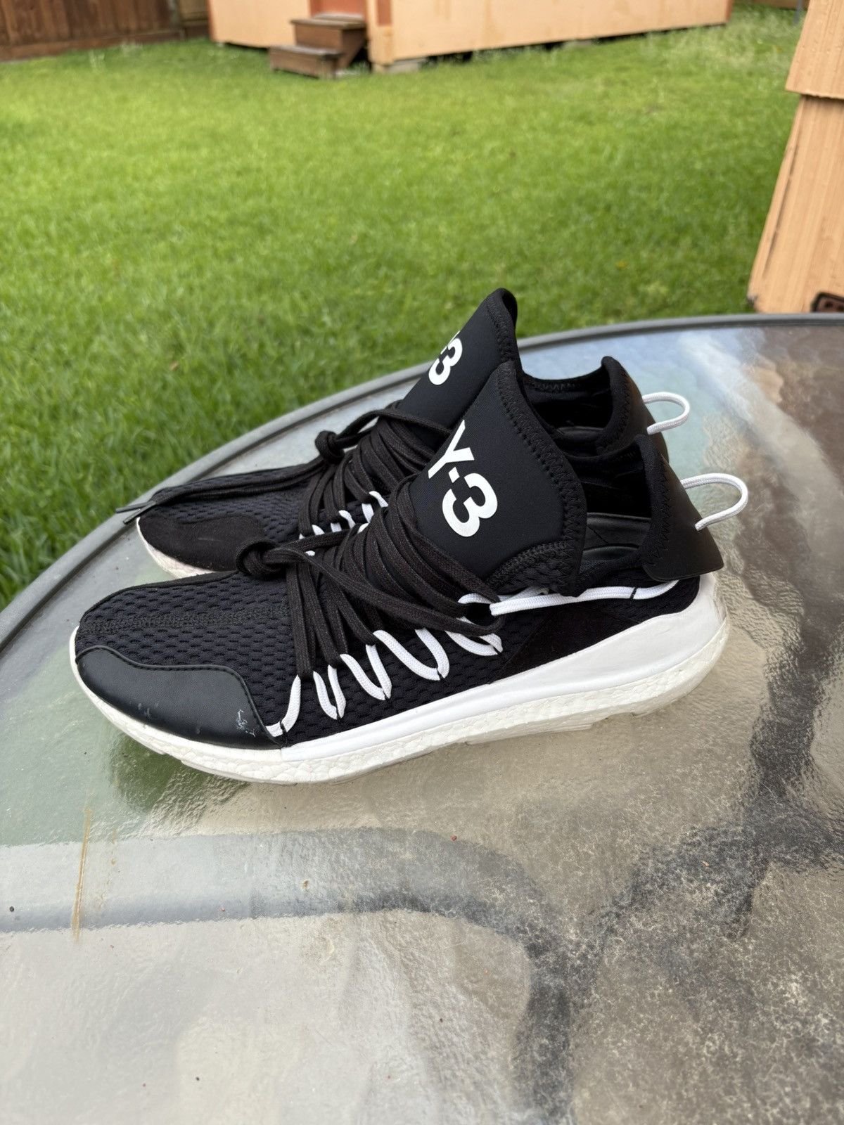 Adidas × Y-3 × Yohji Yamamoto Adidas Y-3 Kusari Black White Size US 9 / EU 42 - 3 Thumbnail