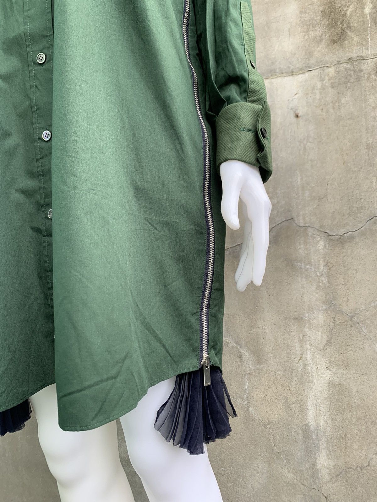Sacai 2017 Reconstructed Pleated Panel Dress Size S / US 4 / IT 40 - 6 Thumbnail