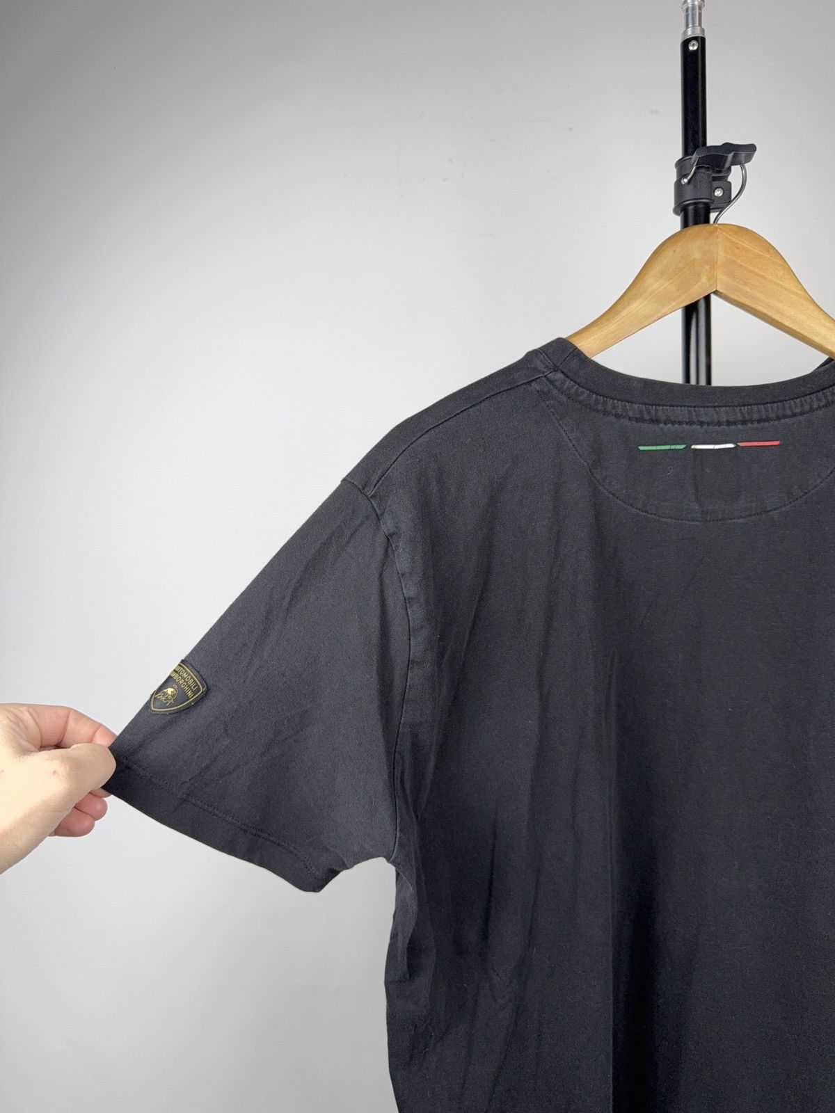 Lamborghini Automobili Lamborghini Racing Logo Tee Black XL Y2K Luxury Size US L / EU 52-54 / 3 - 11 Thumbnail