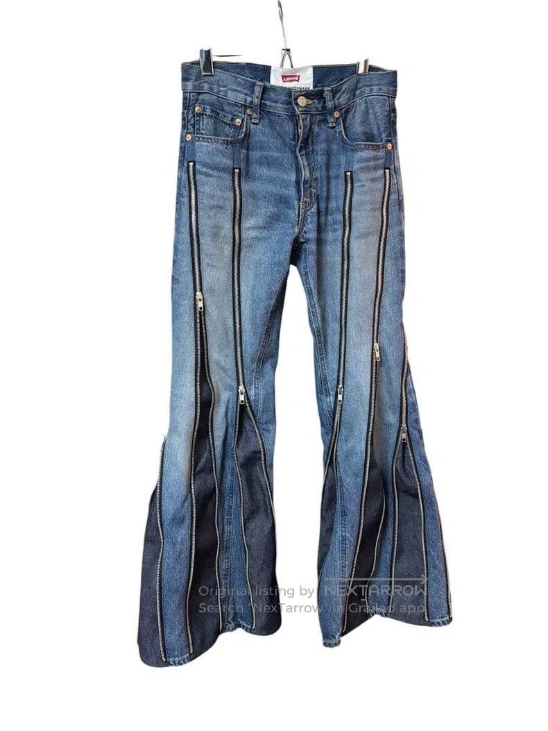 Junya Watanabe Junya Watanabe Size XS Zipper Denim Pants Size US 27 - 1 Thumbnail