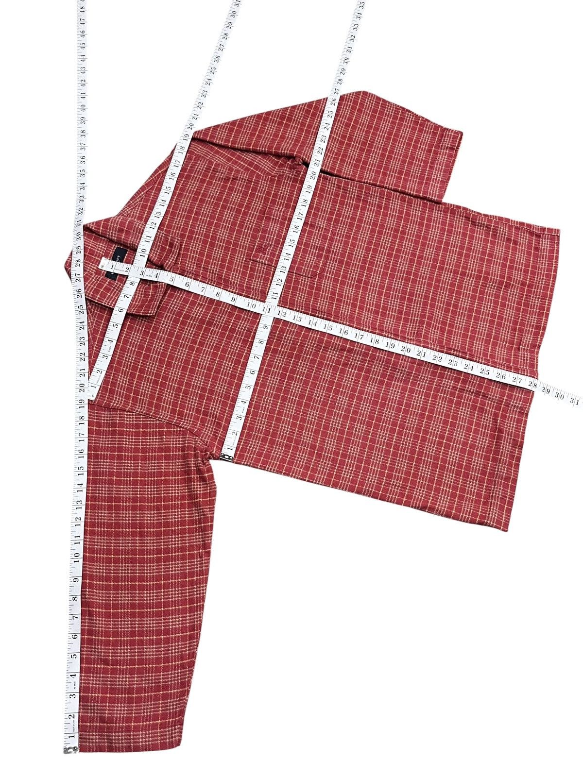 Burberry RARE Vintage Burberry Red Nova Check Japan Cotton Pajama Set Size US S / EU 44-46 / 1 - 10 Thumbnail