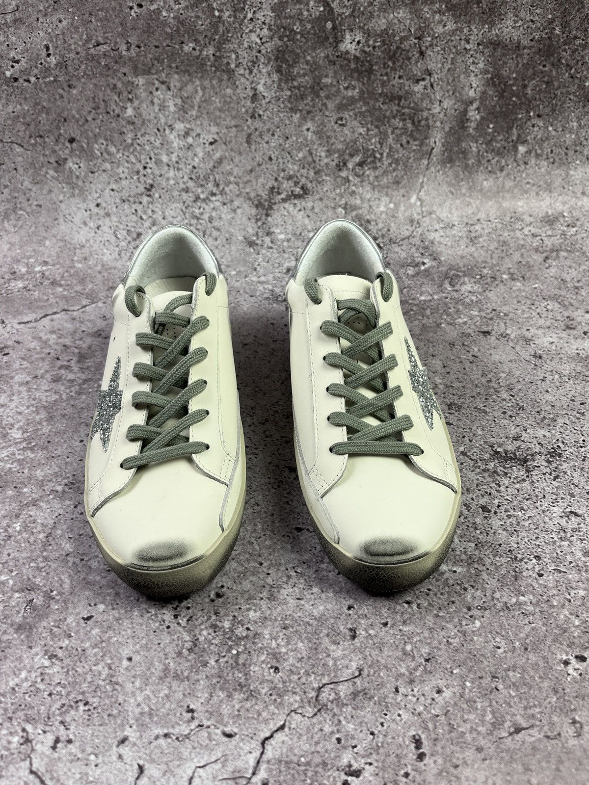 Golden Goose Superstar Leather Low Top Sneakers Size US 8 / IT 38 - 2 Thumbnail