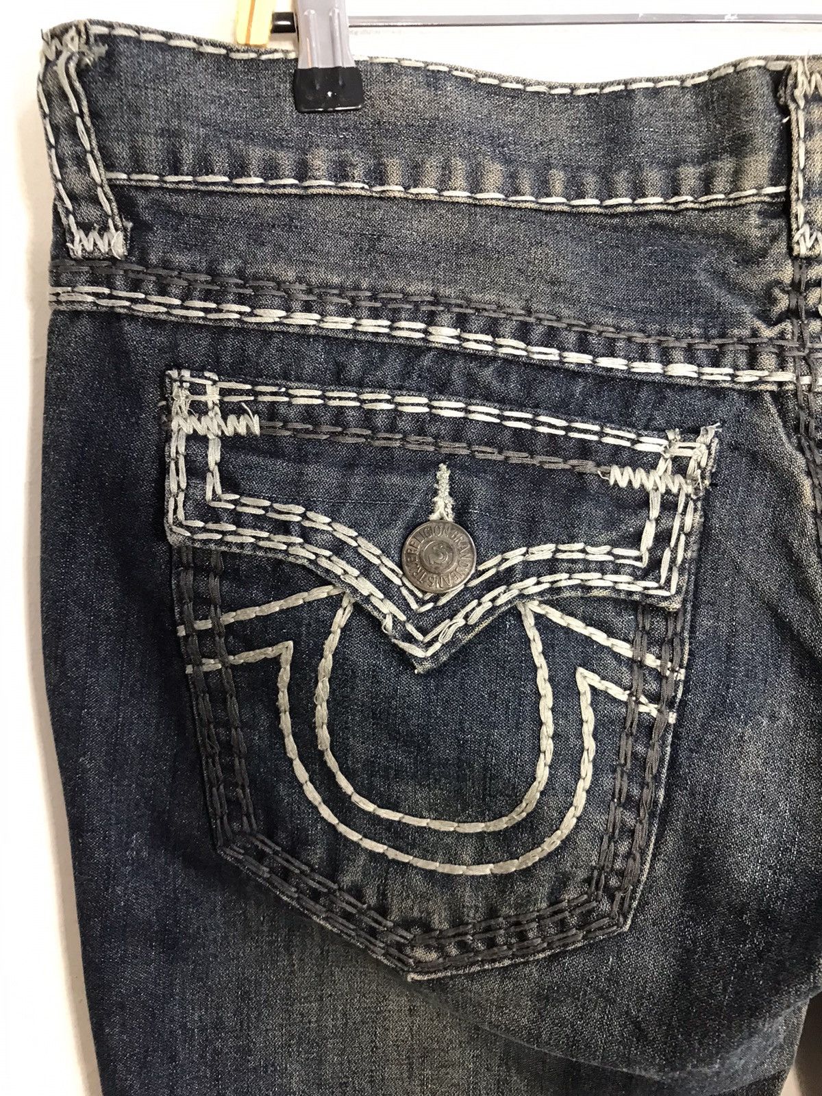 True Religion Vintage True Raligion Made in Usa Denim Jeans Size US 37 - 12 Thumbnail