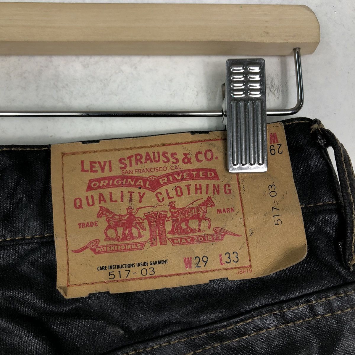Japanese Brand 🔥90’s Vintage Wax Construct Wear Levi’s Worker Size US 29 - 12 Thumbnail