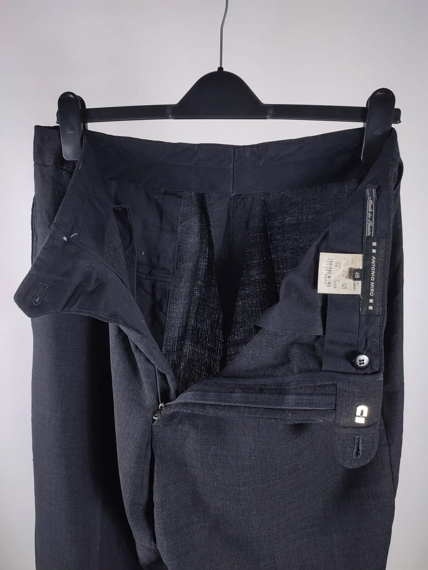 ANTONIO MIRO 90s Antonio Miro Fashion Runway Casual Trousers Wool Pants Size US 34 / EU 50 - 12 Thumbnail