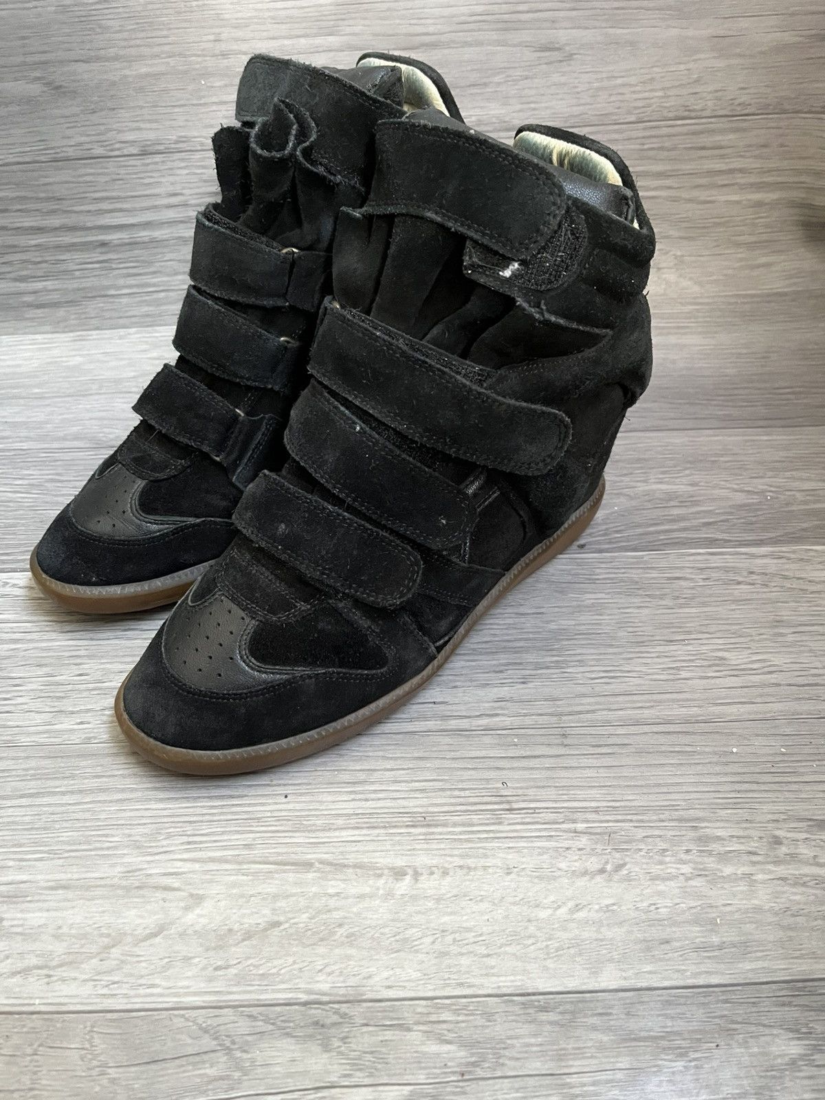 Isabel marant beckett suede platform sneakers Y2k 39