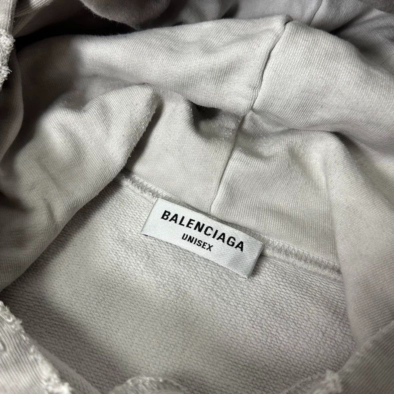 Balenciaga Balenciaga Gray rainbow graffiti Logo hooded sweater Size US M / EU 48-50 / 2 - 5 Thumbnail