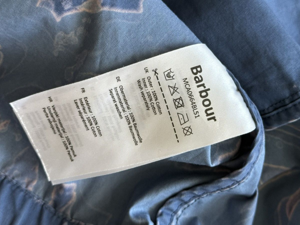 Barbour SS20 Barbour bleached tie dye hooded windbreaker jacket Size US M / EU 48-50 / 2 - 7 Thumbnail