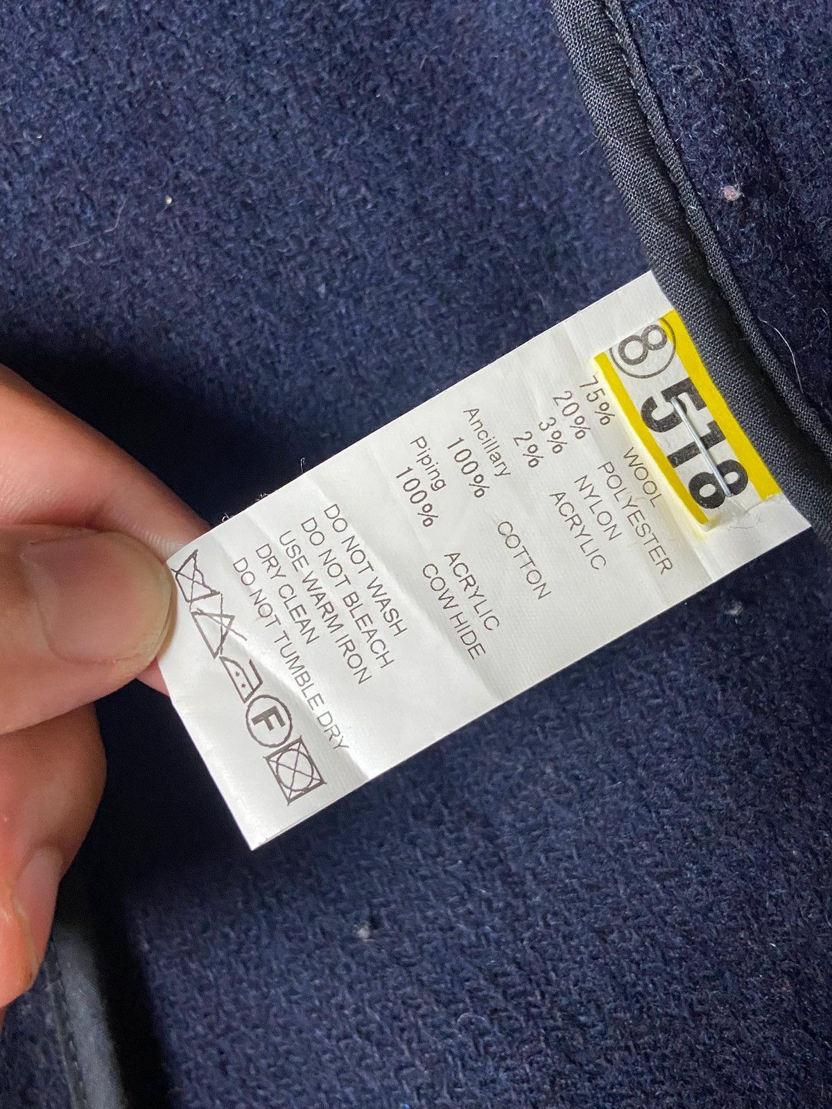 Danton Danton Vetements De Travail Wool Jacket (151) Size US XXS / EU 40 - 8 Thumbnail