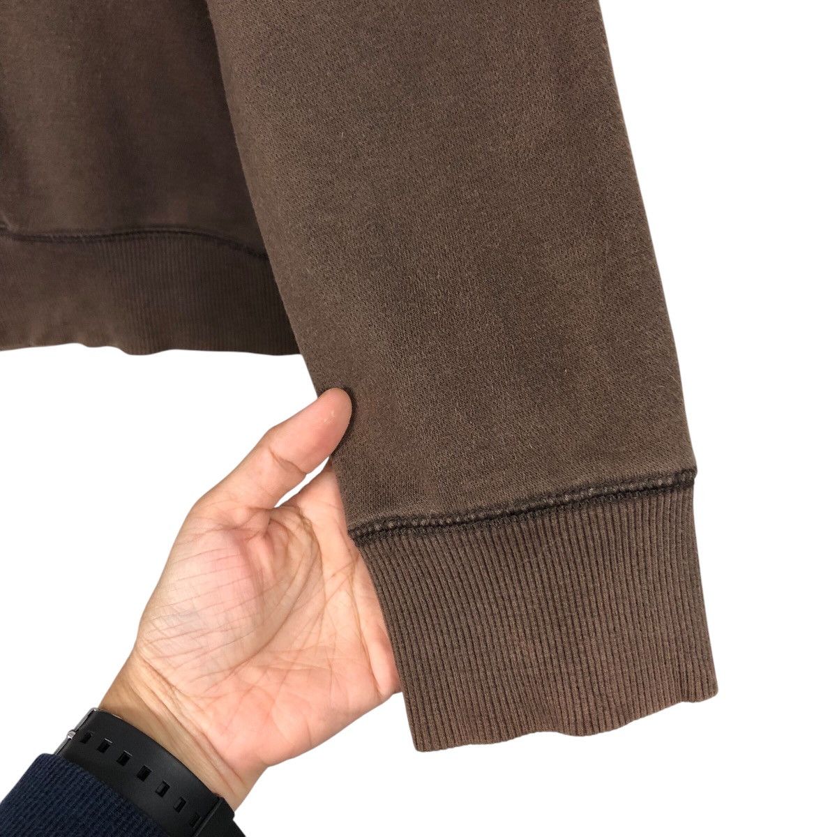 Nike Nike Essential Micro Swoosh Sweatshirt — Washed Cocoa Tone Size US L / EU 52-54 / 3 - 12 Thumbnail