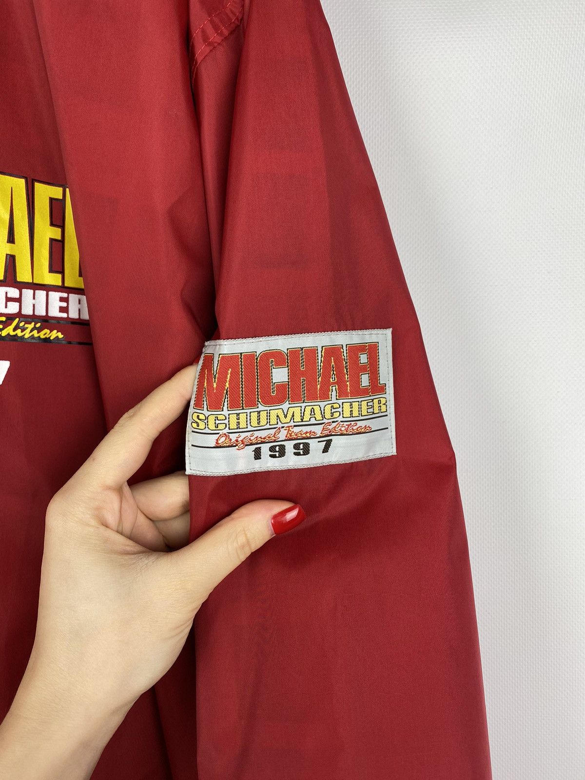 Vintage Schumacher vintage 1997 Original Team Edition Racing Jacket Size US XXL / EU 58 / 5 - 9 Thumbnail