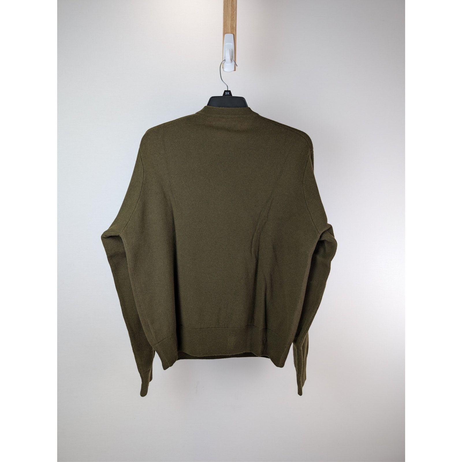 Amiri o1rshd1 Cut away Logo Crewneck Sweatshirt Military/Nastrium Size US M / EU 48-50 / 2 - 14 Thumbnail
