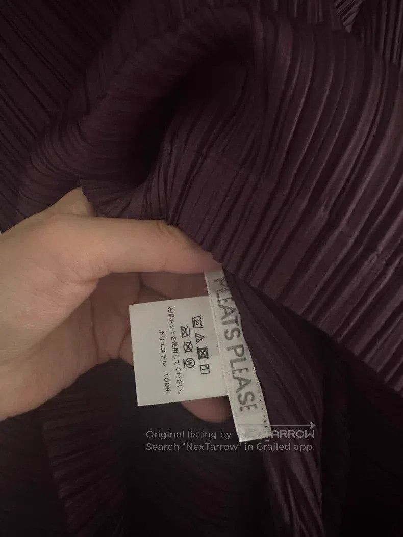 Issey Miyake Issey Miyake Purple Pleated Dress Size M / US 6-8 / IT 42-44 - 2 Thumbnail