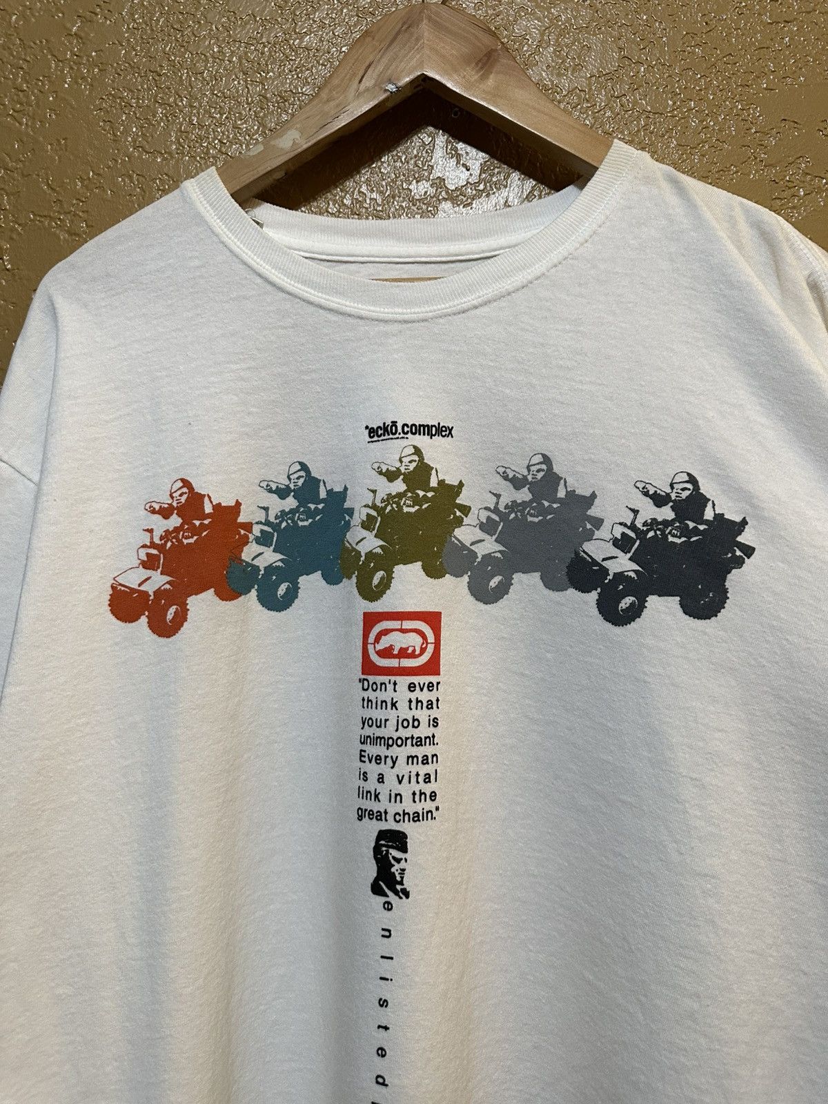 Ecko Unltd. × Vintage GRAIL Vintage Ecko Unltd Soldier Story LS T Shirt XL Y2K Size US XL / EU 56 / 4 - 3 Thumbnail