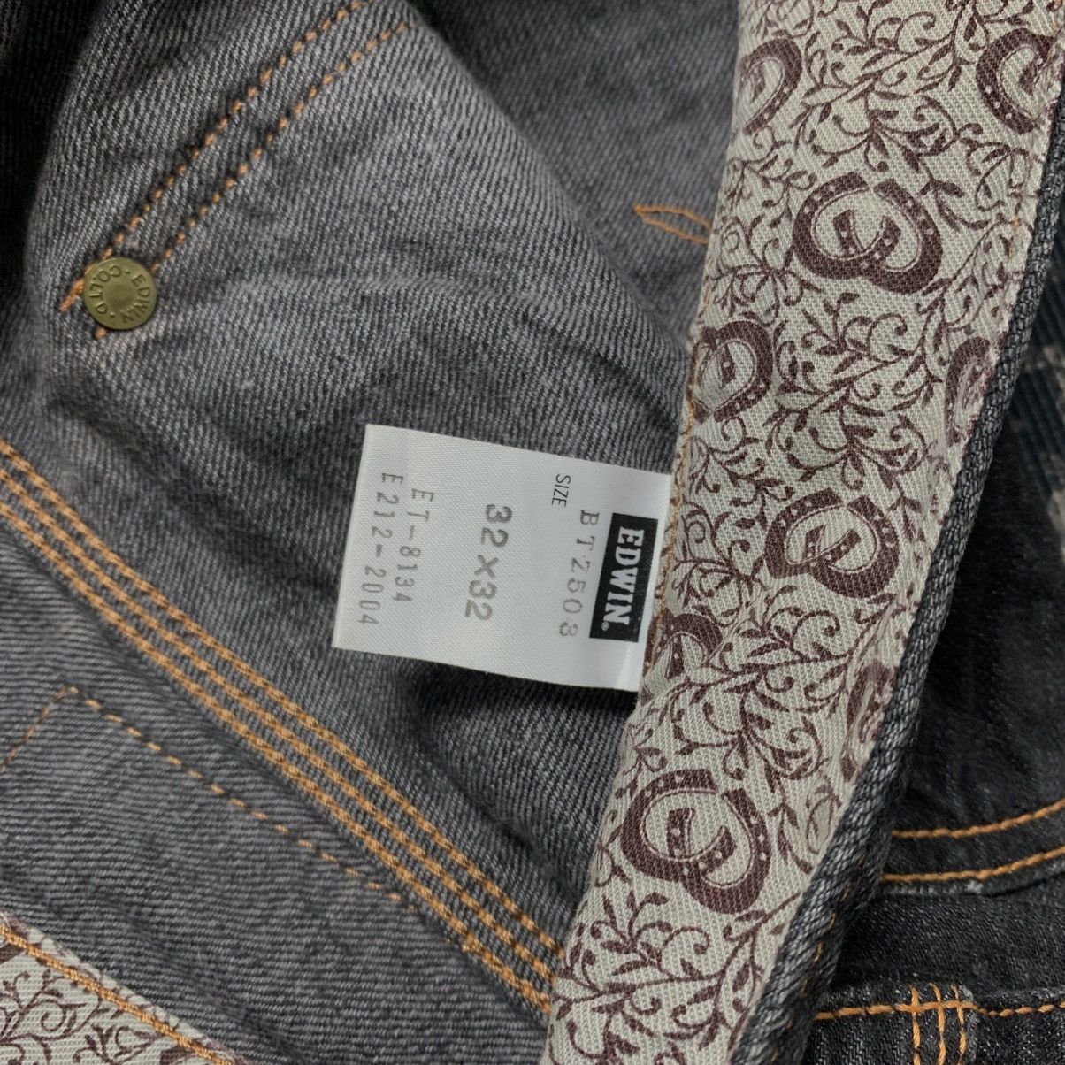 Edwin Edwin 503 Blue Trip Denim Pants Size US 32 / EU 48 - 6 Thumbnail