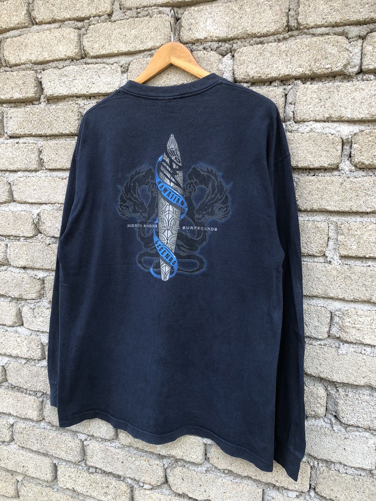 Vintage Crazy Vintage Y2K Hawaiian Legend Surfboards LS Shirt Size US XL / EU 56 / 4 - 4 Thumbnail