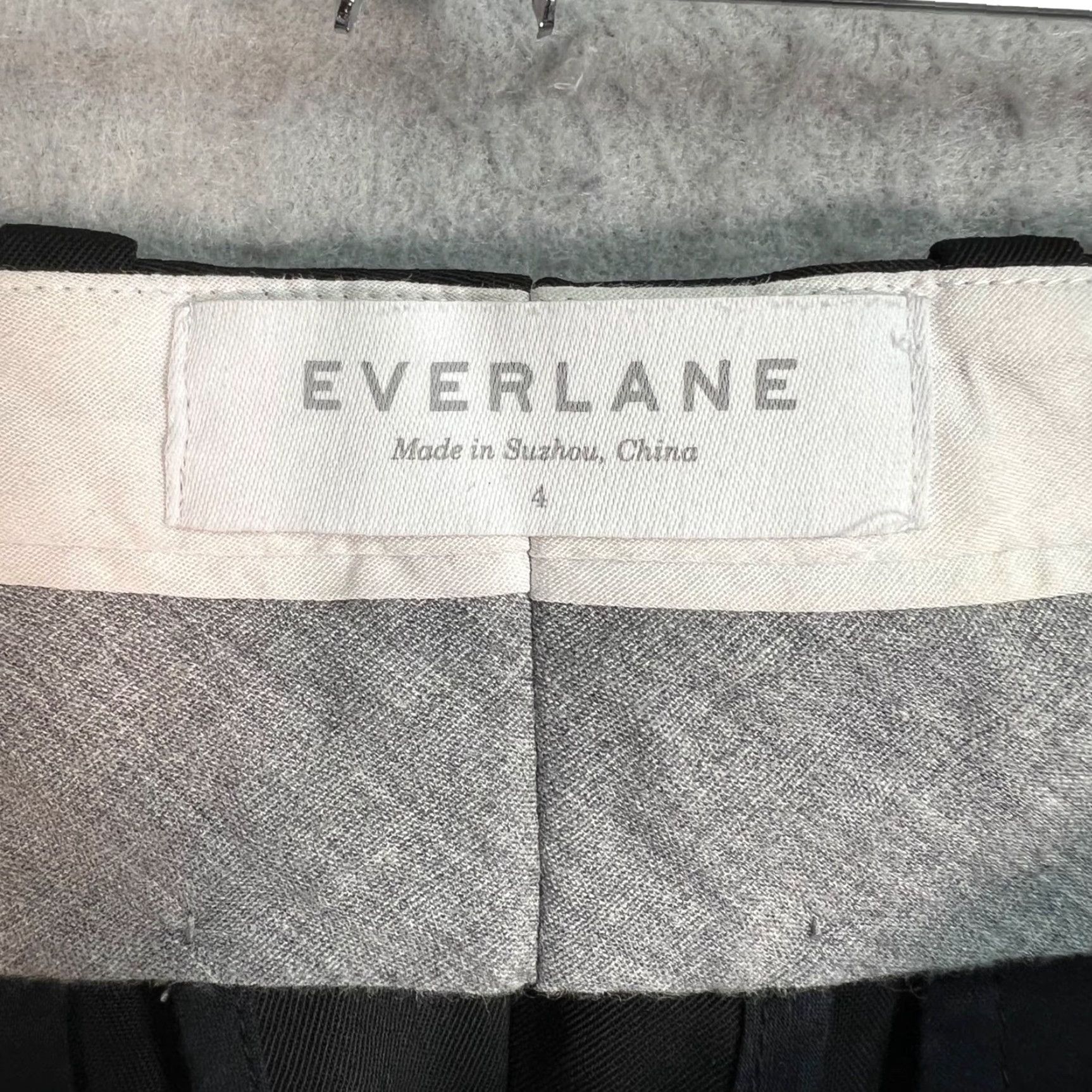 Everlane Everlane Dress Pants Women Slim Wool Black Tapered Leg Size 4 Formal Preppy Vintage N/A Size 27" / US 4 / IT 40 - 3 Thumbnail