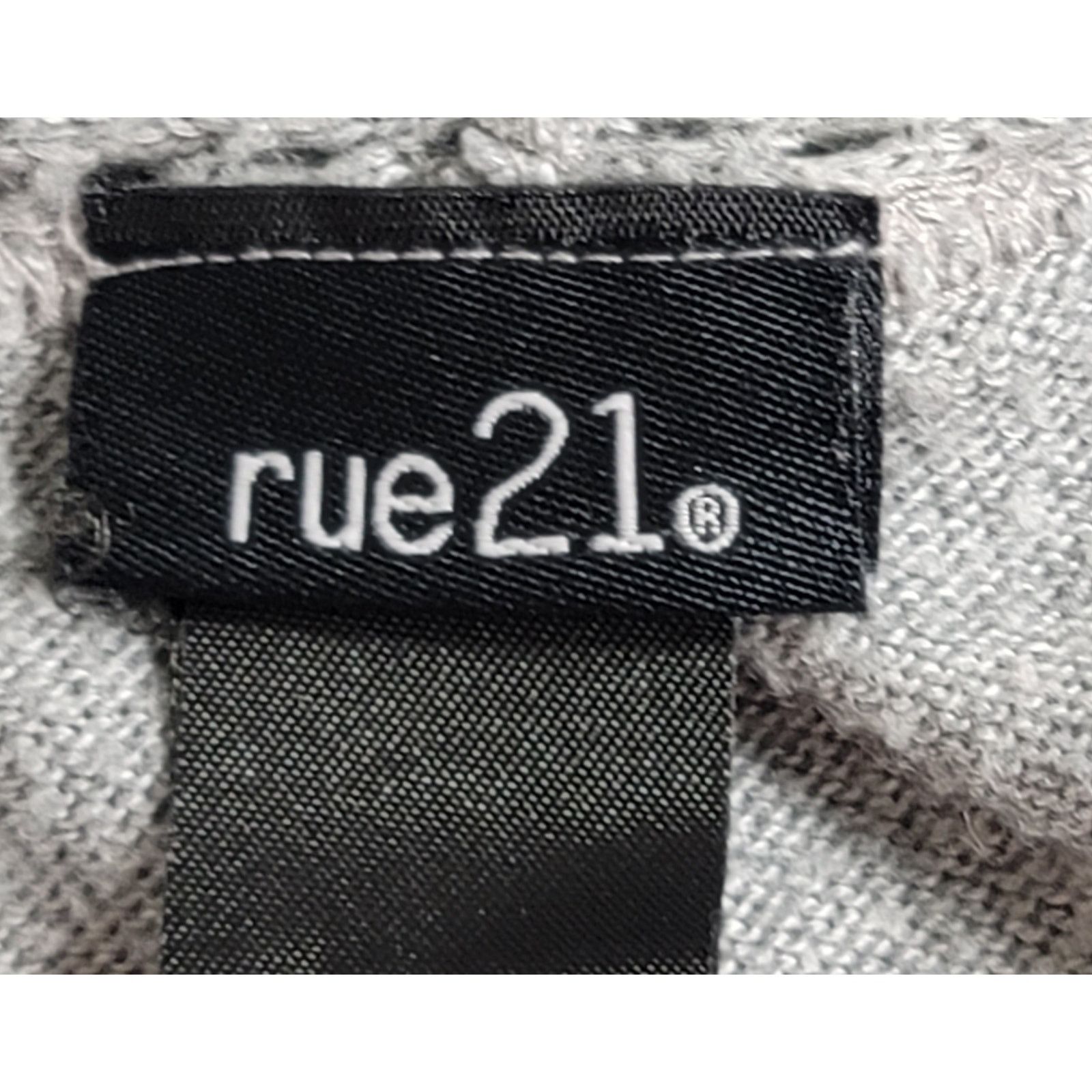 rue21 Rue 21 Gray Knit Open Front Cardigan Sweater Small Size S / US 4 / IT 40 - 4 Thumbnail