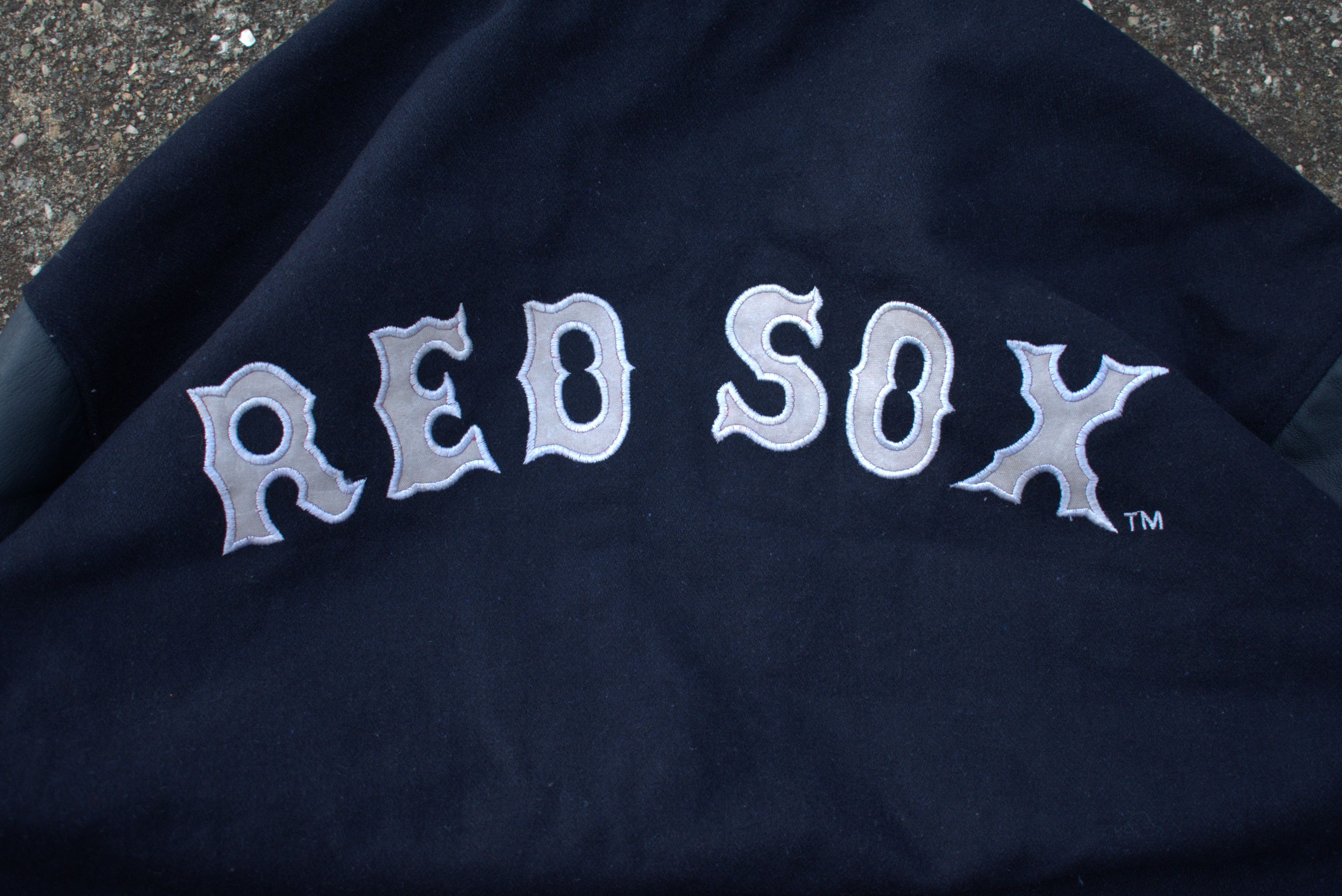 JH Design Jeff Hamilton Boston Red Sox reversible leather sleeved Size US L / EU 52-54 / 3 - 5 Thumbnail