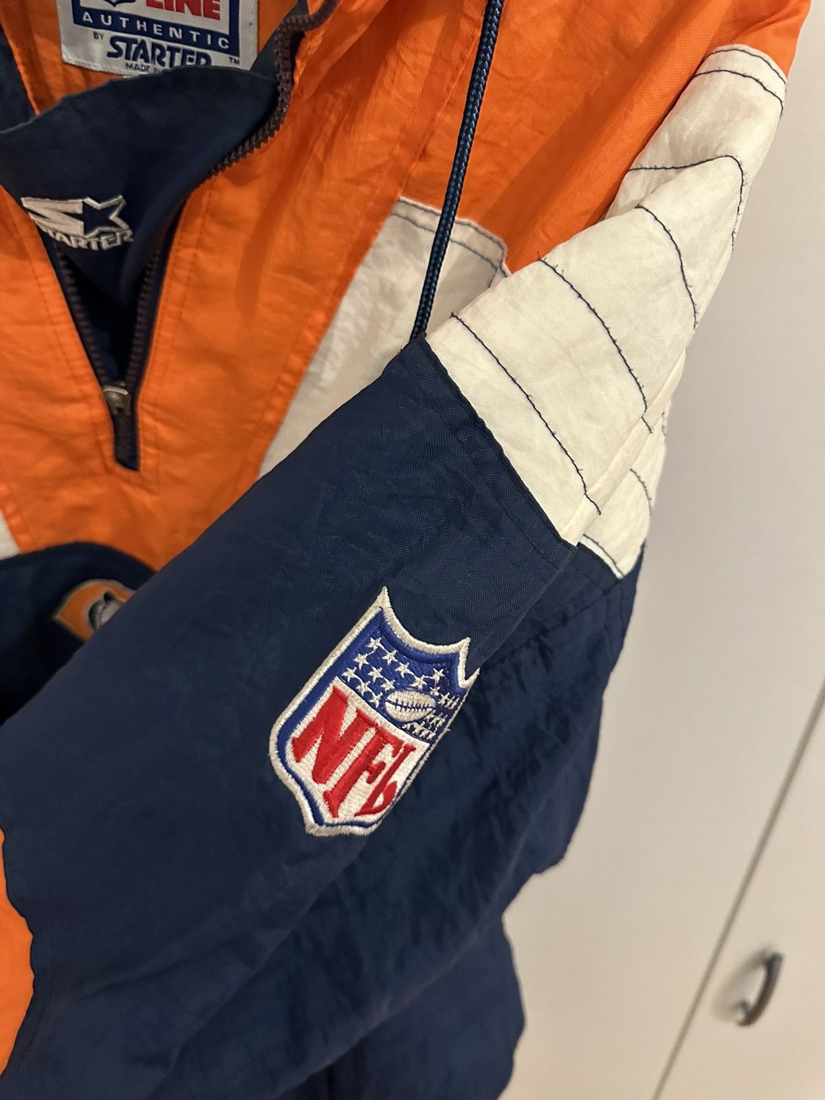 Starter Starter Jacke Chicago Bears Size XL Retro Vintage NFL Jacket Size US XL / EU 56 / 4 - 7 Thumbnail