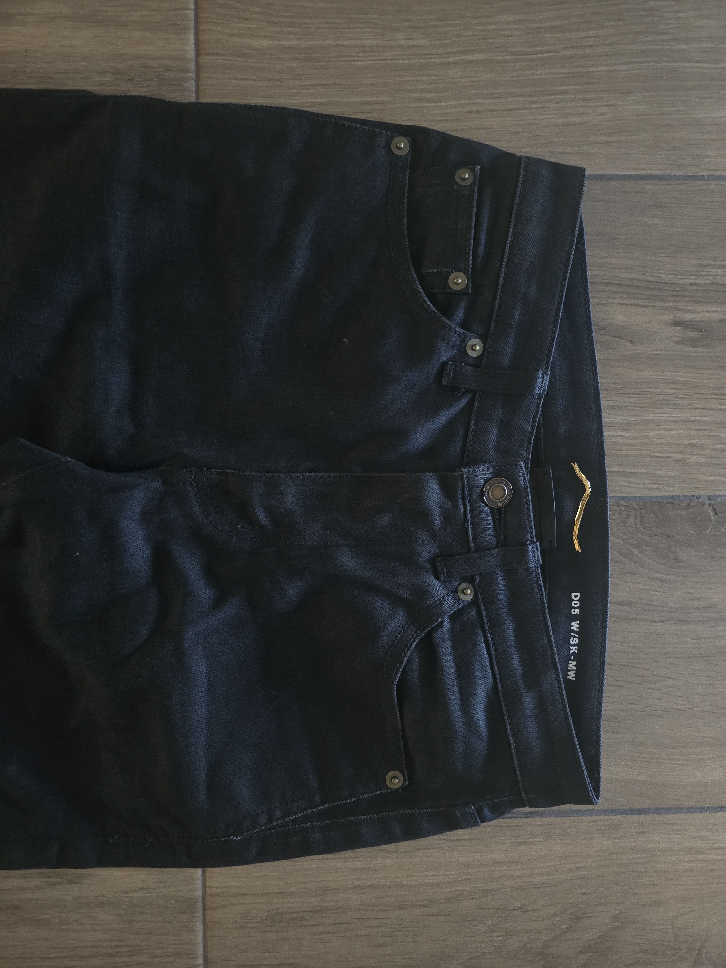 Saint Laurent Paris Saint Laurent Paris D05 Black Denim Size 26" / US 2 / IT 38 - 3 Thumbnail