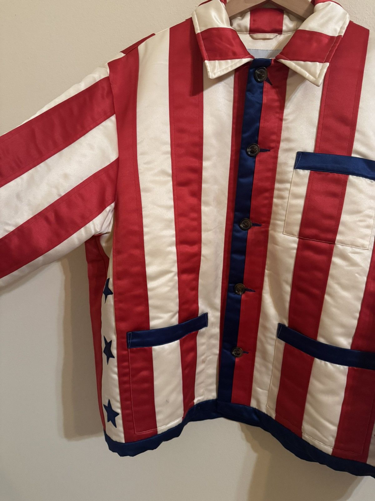 Bode Bode American Flag Jacket Red White Blue Stars Striped L XL Size US L / EU 52-54 / 3 - 2 Thumbnail