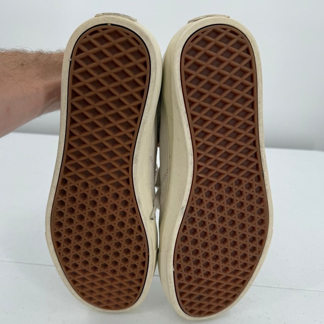 Vans Vans Unisex Old Skool Warm Beige/White Side Stripe Sneakers Size US 9 / EU 42 - 5 Thumbnail