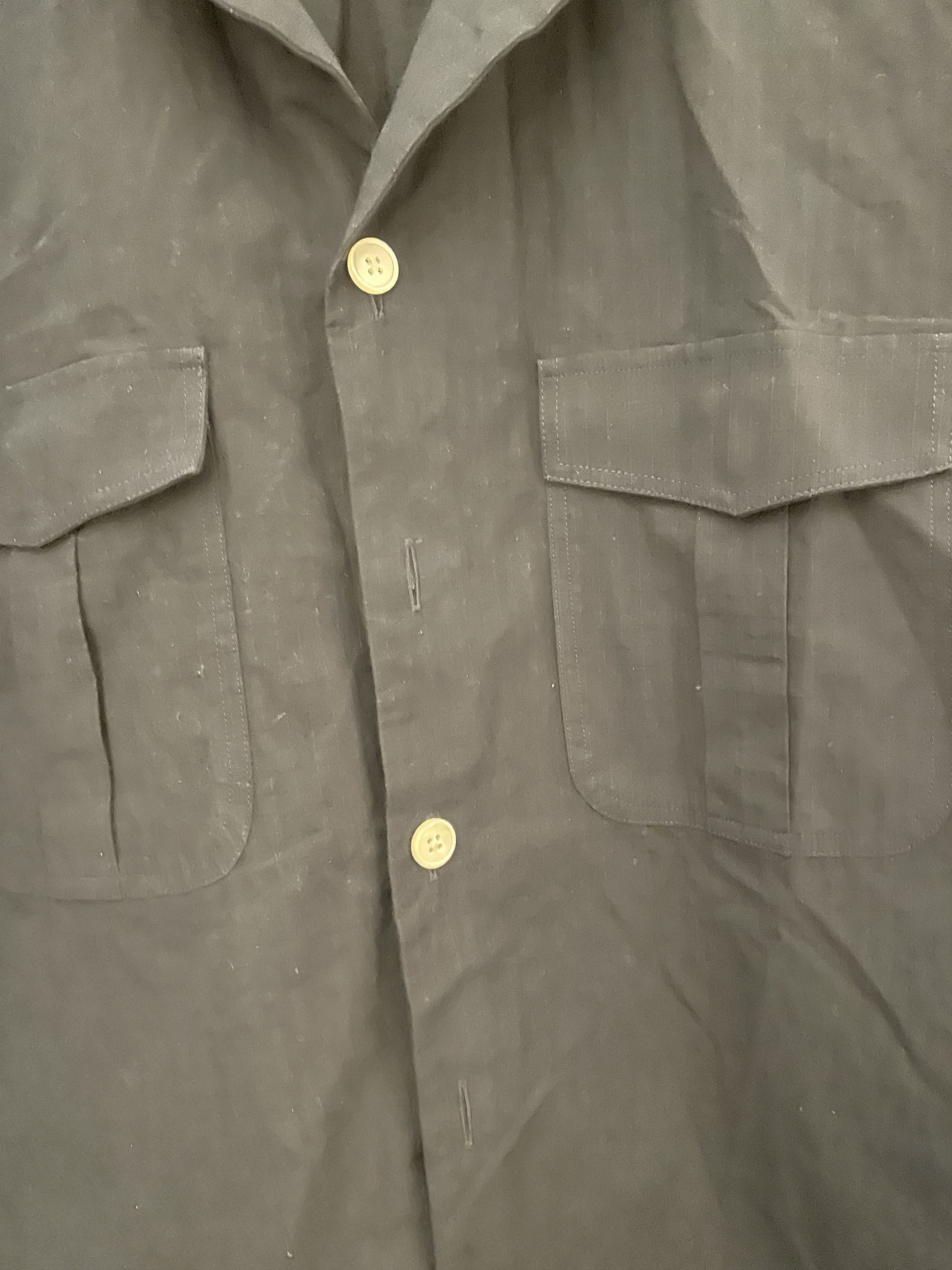 Schnaydermans Stiff cotton short sleeve shirt Size US XL / EU 56 / 4 - 3 Thumbnail