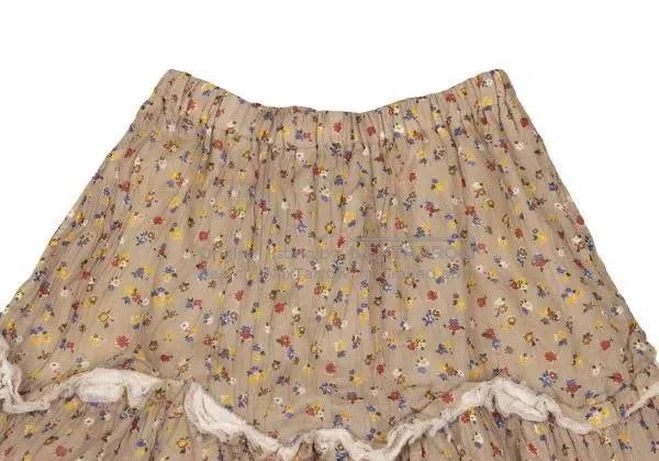 Comme des Garcons Comme Des Garcons size F Brown vintage floral design half Size 23" - 4 Thumbnail