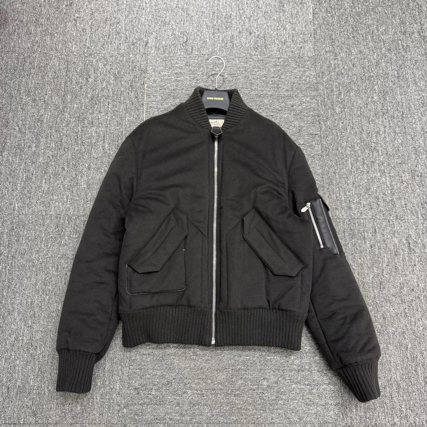 Hermes Hermes Patchwork Leather Pocket Down Jacket Size US M / EU 48-50 / 2 - 1 Thumbnail