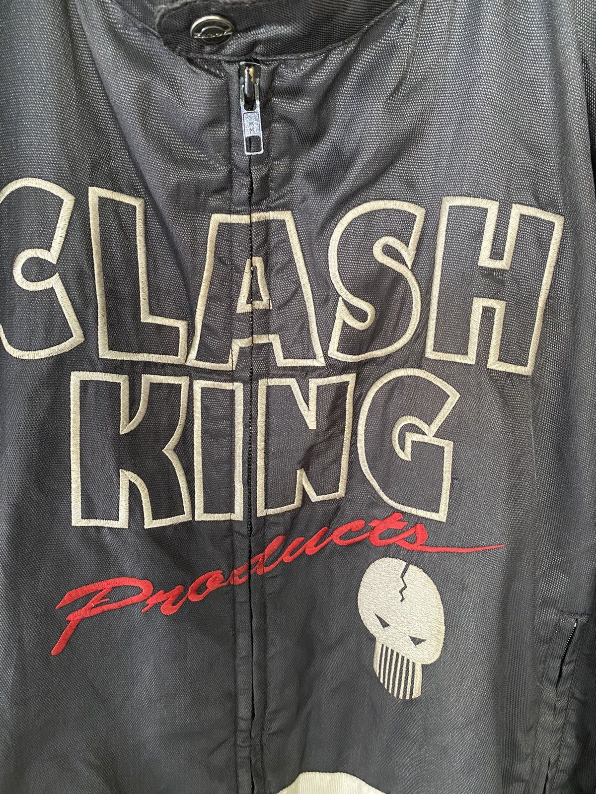 Japanese Brand × Kadoya Vtg Kadoya Clash King Skull Embroidered patches motorcycles Size US L / EU 52-54 / 3 - 10 Thumbnail