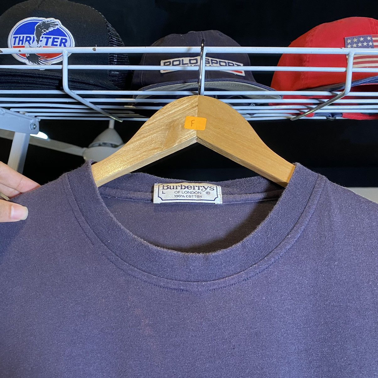 Burberry Vintage Burberrys Bear Embroidered Tee Size US L / EU 52-54 / 3 - 10 Thumbnail