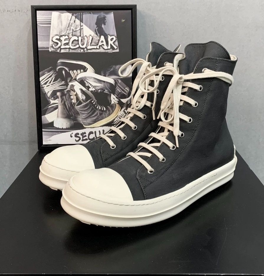 Rick Owens Rick Owens new 22ss large Converse ro satin hi2412-Nextarrow Size US 9 / EU 42 - 3 Thumbnail