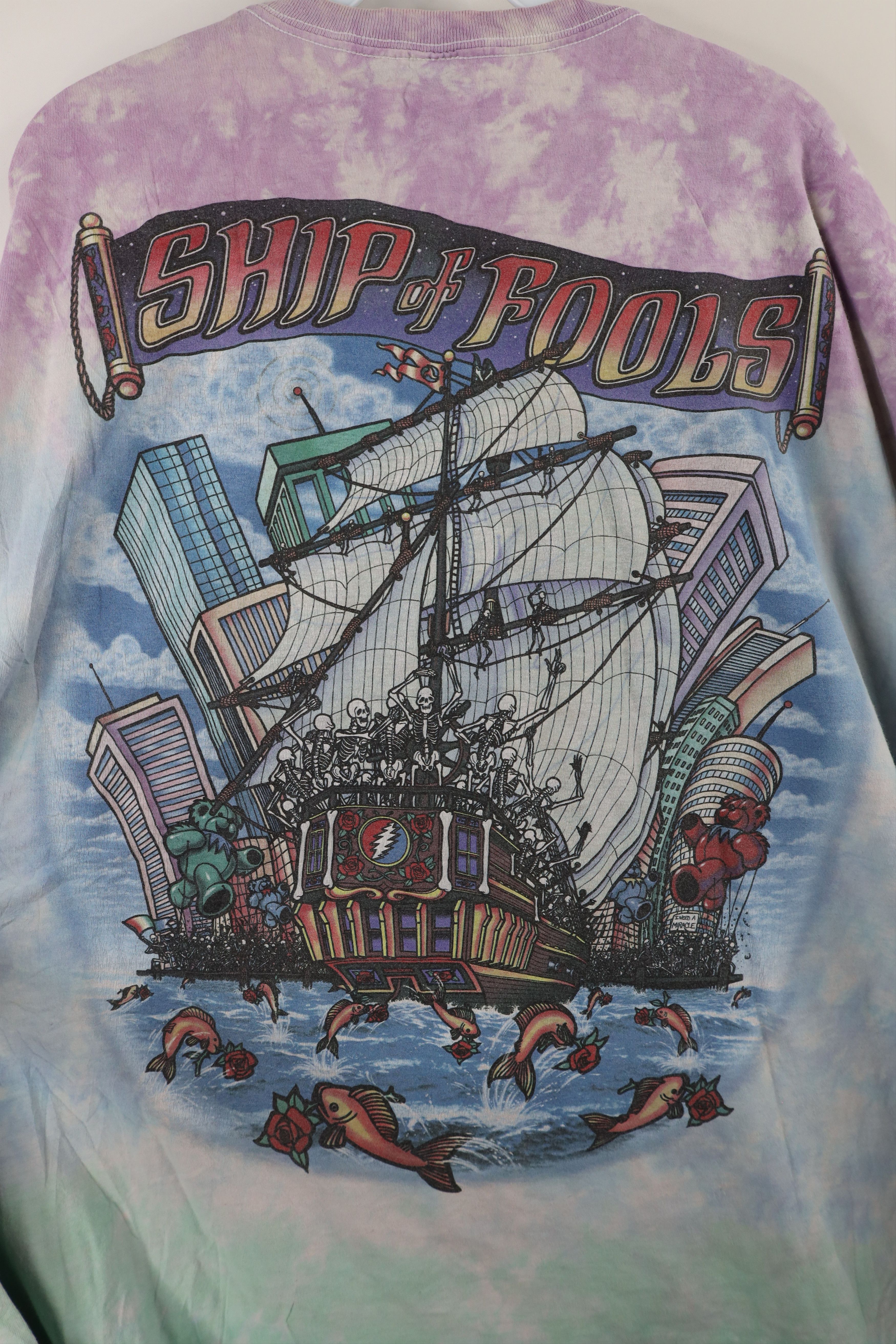 Liquid Blue × Vintage Vintage 2001 Liquid Blue Grateful Dead Band T-Shirt Cotton Size US XXL / EU 58 / 5 - 8 Thumbnail