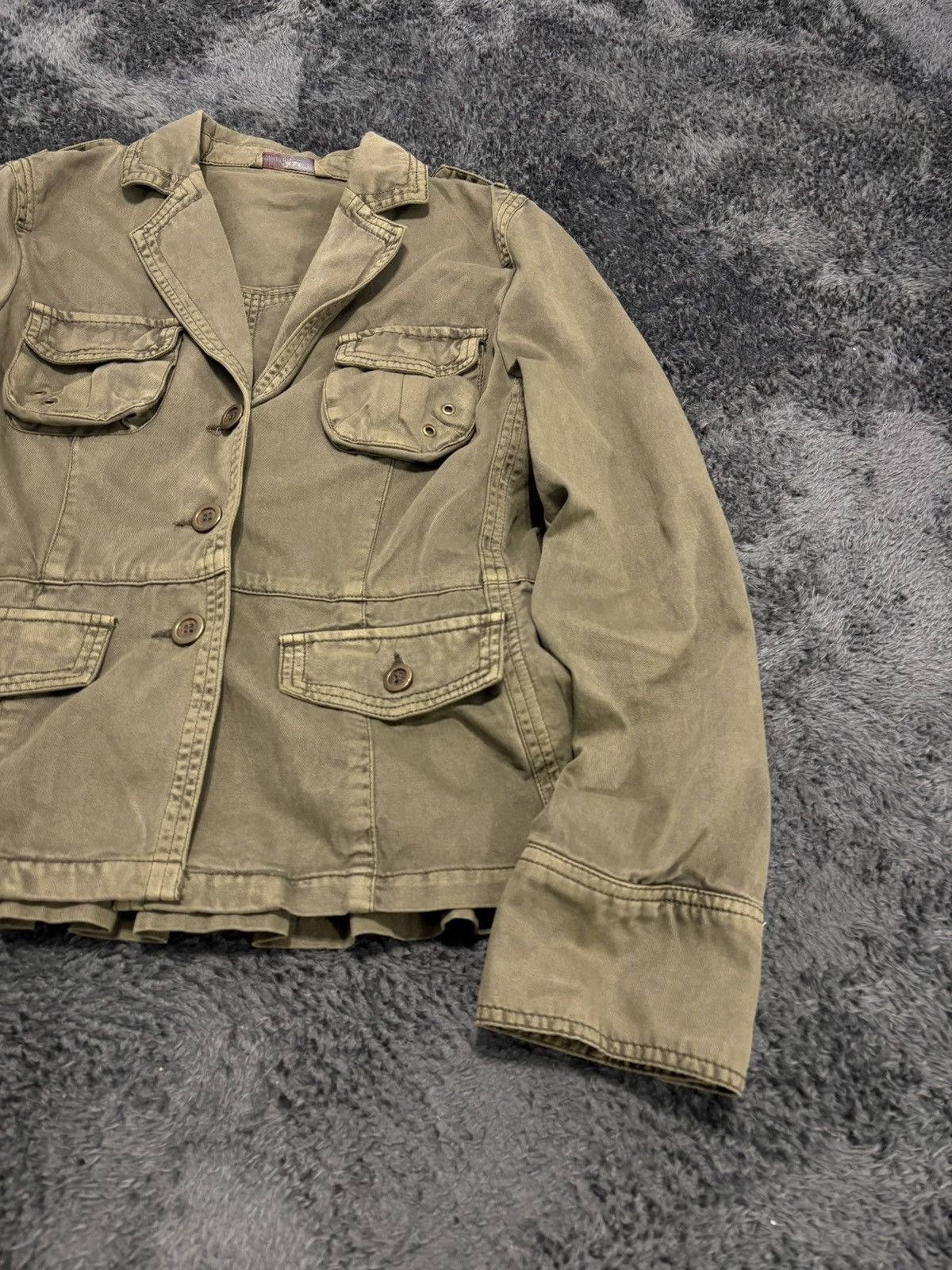 Hysteric Glamour × Undercover 00s Napoleon Military Jacket Coat YSL PPFM Balmain Vibe Size L / US 10 / IT 46 - 3 Thumbnail