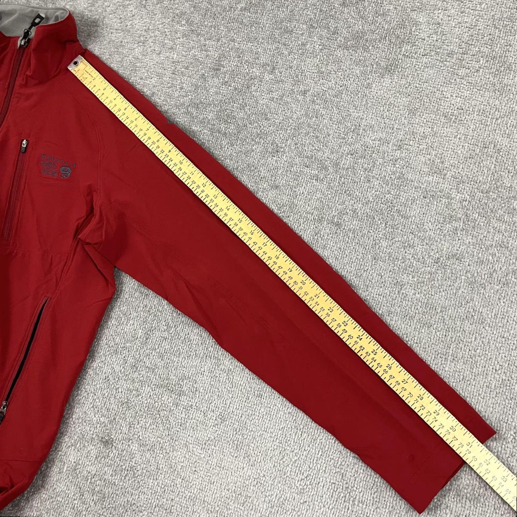 Mountain Hardwear Mountain Hardwear Jacket Men Medium Red Softshell Full Zip Pocket Hiking Outdoor Size US M / EU 48-50 / 2 - 6 Thumbnail