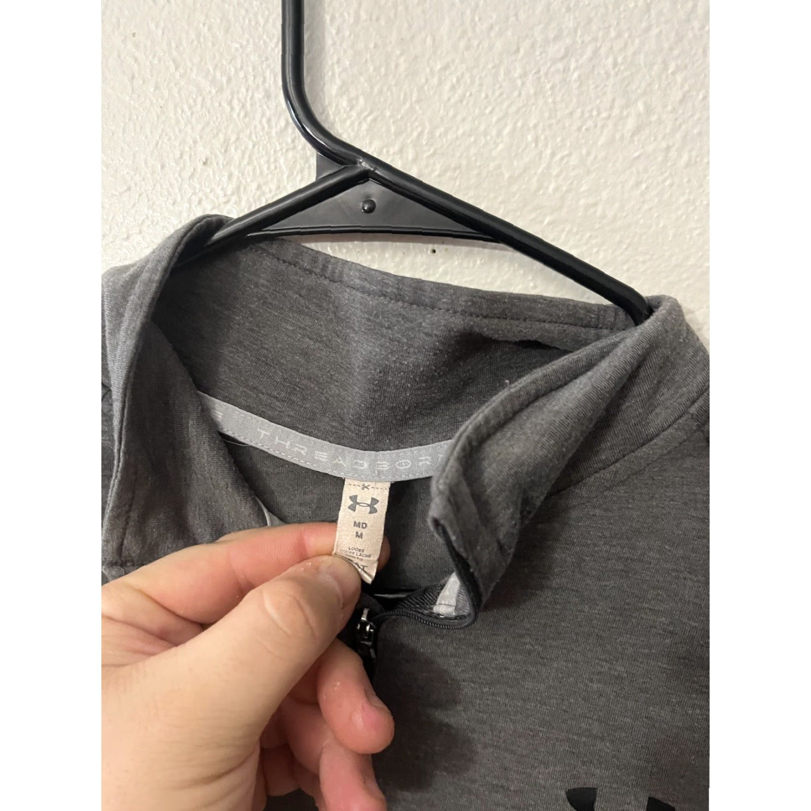 Under Armour Under Armour Lightweight Long Sleeve Shirt Men M Gray Black Tech 1/4 Zip Activewear Cross Training Size US M / EU 48-50 / 2 - 4 Thumbnail