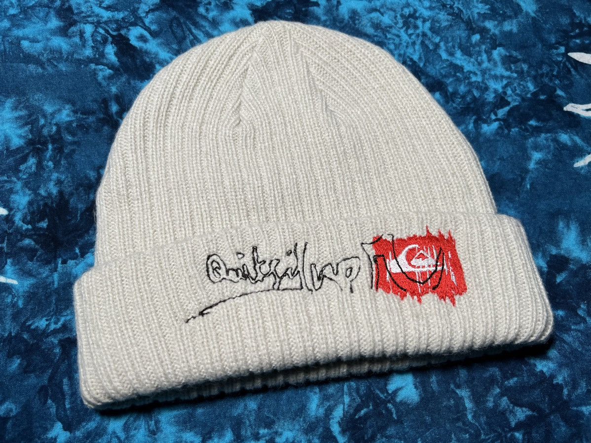 Quicksilver Vintage Cap Y2K Quiksilver White Hat Size ONE SIZE - 4 Thumbnail